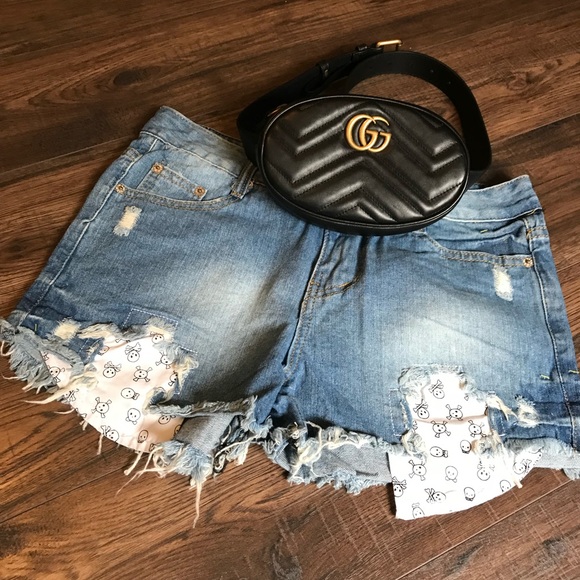 ✨LAST ONE✨Distress jean frayed shorts - Picture 6 of 6